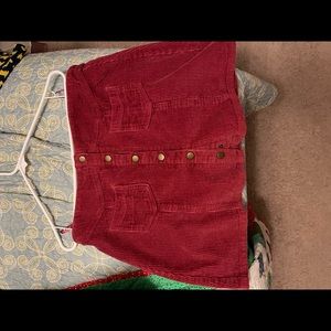 Corduroy skirt